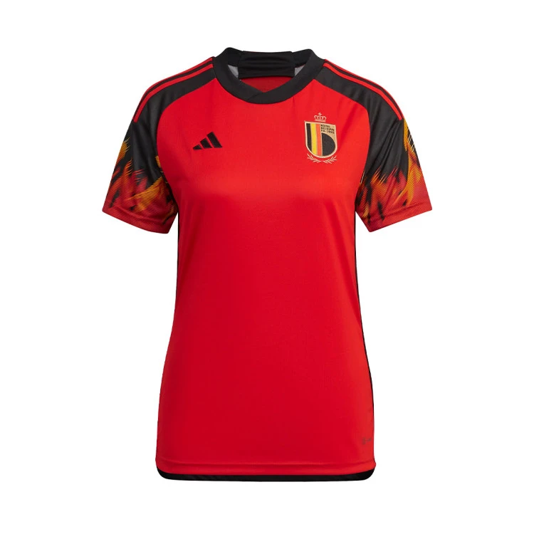 Camiseta Adidas Bélgica Primera Equipación Mundial Qatar 2022 Mujer 3 Camiseta Adidas Bélgica Primera Equipación Mundial Qatar 2022 Mujer