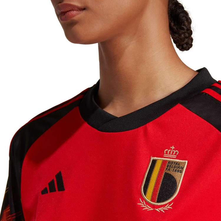 Camiseta Adidas Bélgica Primera Equipación Mundial Qatar 2022 Mujer 5 Camiseta Adidas Bélgica Primera Equipación Mundial Qatar 2022 Mujer - Imagen 3