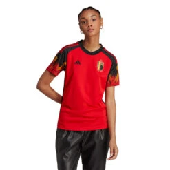 Camiseta Adidas Bélgica Primera Equipación Mundial Qatar 2022 Mujer 11 Camiseta Adidas Bélgica Primera Equipación Mundial Qatar 2022 Mujer -Puma Ventas camiseta adidas belgica primera equipacion 2022 2023 mujer red black 4
