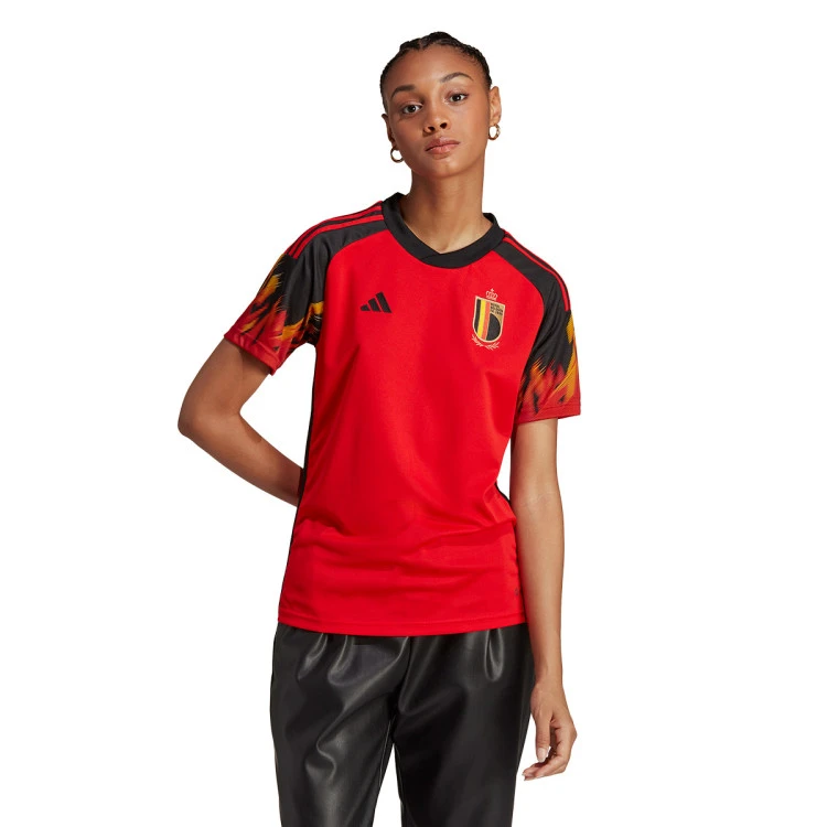Camiseta Adidas Bélgica Primera Equipación Mundial Qatar 2022 Mujer 7 Camiseta Adidas Bélgica Primera Equipación Mundial Qatar 2022 Mujer - Imagen 5