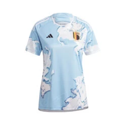 Camiseta Adidas Bélgica Segunda Equipación Mundial Qatar 2022 Mujer