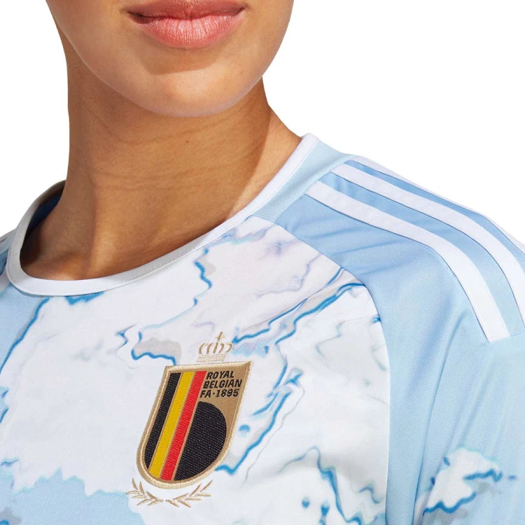 Camiseta Adidas Bélgica Segunda Equipación Mundial Qatar 2022 Mujer 6 Camiseta Adidas Bélgica Segunda Equipación Mundial Qatar 2022 Mujer - Imagen 4
