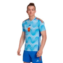 Camiseta Adidas España Segunda Equipación Authentic Mundial Qatar 2022 -Puma Ventas camiseta adidas espana segunda equipacion authentic world cup 2022 glow blue glory blue 2