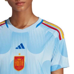 Camiseta Adidas España Segunda Equipación Mundial Qatar 2022 Mujer -Puma Ventas camiseta adidas espana segunda equipacion mundial qatar 2022 mujer glow blue glory blue 4
