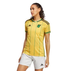 Camiseta Adidas Jamaica Primera Equipación Mundial Femenino 2023 Mujer -Puma Ventas camiseta adidas jamaica primera equipacion 2022 2023 mujer bold gold vivid green 2