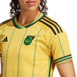Camiseta Adidas Jamaica Primera Equipación Mundial Femenino 2023 Mujer -Puma Ventas camiseta adidas jamaica primera equipacion 2022 2023 mujer bold gold vivid green 5