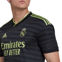 Camiseta Adidas Real Madrid CF Tercera Equipación 2022-2023 -Puma Ventas camiseta adidas real madrid cf tercera equipacion 2022 2023 black pulse lime 2