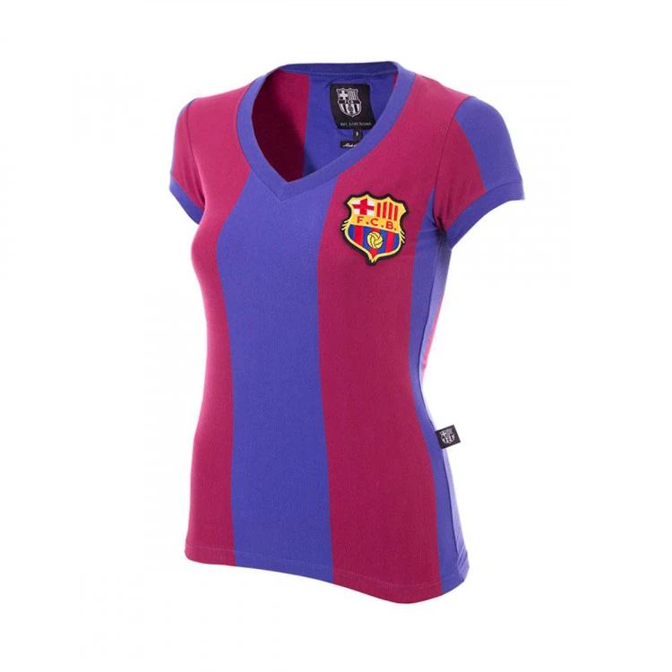 Camiseta COPA FC Barcelona 1976 - 77 Womens Retro 3 Camiseta COPA FC Barcelona 1976 - 77 Womens Retro