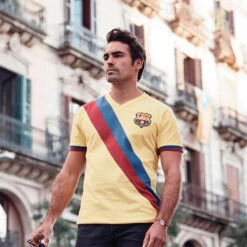Camiseta COPA FC Barcelona Away 1978 - 79 Retro -Puma Ventas camiseta copa fc barcelona away 1978 79 camiseta de futbol retro yellow 3