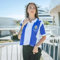 Camiseta COPA FC Porto 1951 - 52 Retro -Puma Ventas camiseta copa fc porto 1951 52 retro football shirt whiteblue 3