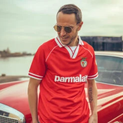 Camiseta COPA SL Benfica 1994 - 95 Retro -Puma Ventas camiseta copa sl benfica 1994 95 retro football shirt red 3