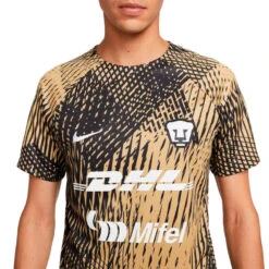 Camiseta Nike Pumas Pre-Match 2022-2023 8 Camiseta Nike Pumas Pre-Match 2022-2023 -Puma Ventas camiseta nike pumas pre match 2022 2023 black truly gold white full spon plyr 2