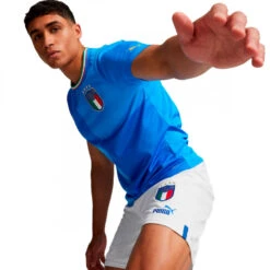 Camiseta Puma Italia Primera Equipación Replica 2022-2023 -Puma Ventas camiseta puma italia primera equipacion 2022 2023 ignite blue ultra blue 2