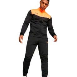 Chándal Puma IndividualRISE -Puma Ventas chandal puma individualrise black ultra orange 2