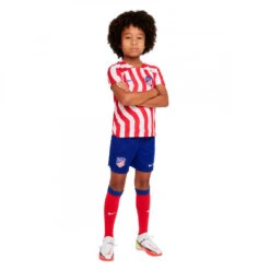 Conjunto Nike Atlético De Madrid Primera Equipación Stadium 2022-2023 Niño