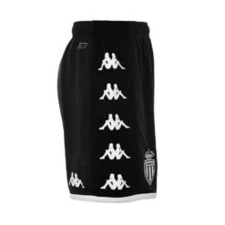 Pantalón Corto Kappa AS Monaco Segunda Equipación 2022-2023 Niño -Puma Ventas pantalon corto kappa as monaco segunda equipacion 2022 2023 nino grey smoke black white 2