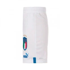 Pantalón Corto Puma Italia Primera Equipación Replica 2022-2023 Niño -Puma Ventas pantalon corto puma italia primera equipacion 2022 2023 nino white ignite blue 2