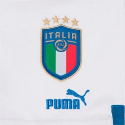 Pantalón Corto Puma Italia Primera Equipación Replica 2022-2023 Niño -Puma Ventas pantalon corto puma italia primera equipacion 2022 2023 nino white ignite blue 4