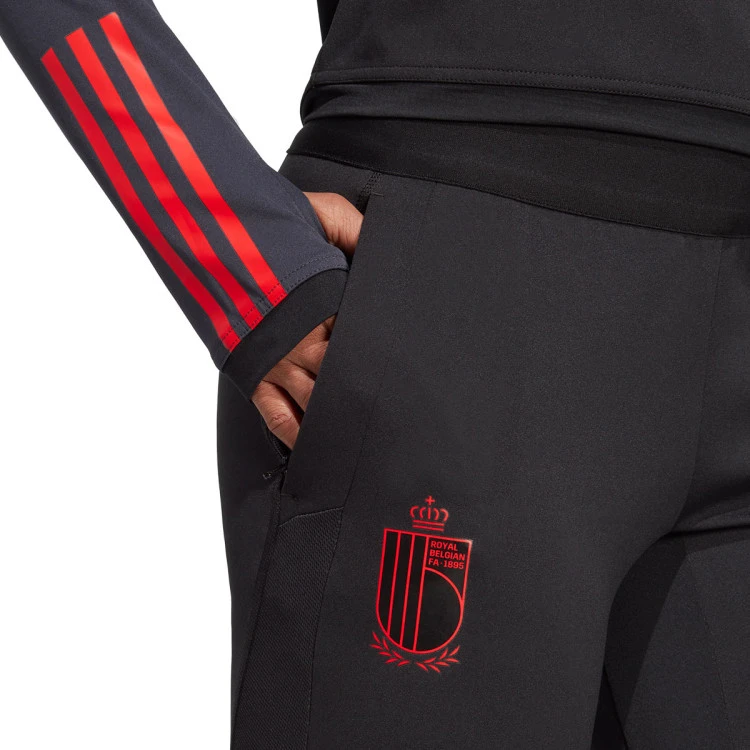 Pantalón Largo Adidas Bélgica Training Mundial Qatar 2022 Mujer 6 Pantalón Largo Adidas Bélgica Training Mundial Qatar 2022 Mujer - Imagen 4
