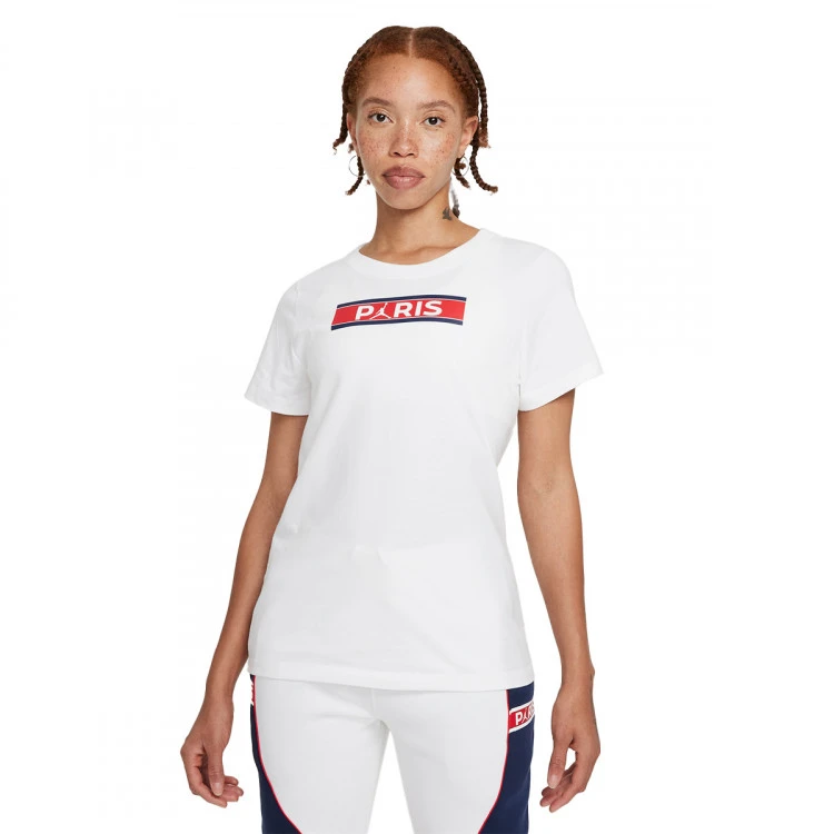 Camiseta Nike PSG X Jordan Fanswear Mujer 3 Camiseta Nike PSG X Jordan Fanswear Mujer