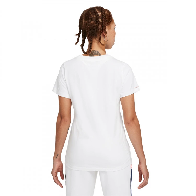 Camiseta Nike PSG X Jordan Fanswear Mujer 4 Camiseta Nike PSG X Jordan Fanswear Mujer - Imagen 2