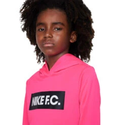 Sudadera Nike Dri-Fit NIKE F.C. Libero Fleece Hoodie Niño -Puma Ventas sudadera nike y nk df fc libero hoodie hyper pinkwhiteblack 2