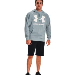 Sudadera Under Armour UA Rival Fleece Big Logo Hoodie -Puma Ventas sudadera under armour rival fleece big logo cyan 2