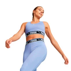 Sujetador Puma Mid Impact Strong Mujer -Puma Ventas sujetador puma mid impact strong mujer elektro purple 2