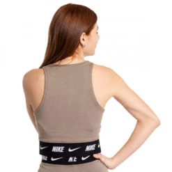 Top Nike Sportswear Crop Top Mujer -Puma Ventas top nike nsw crop top mujer matte olive 2